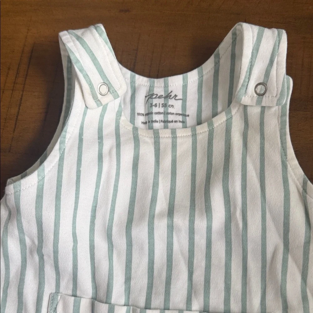 Charming Striped Kids Overalls - Picture 6 of 6